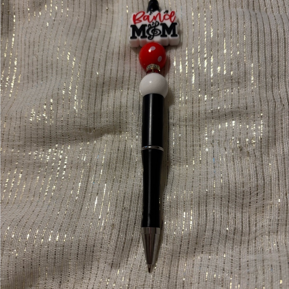 Band Mom Black and Red Pen
